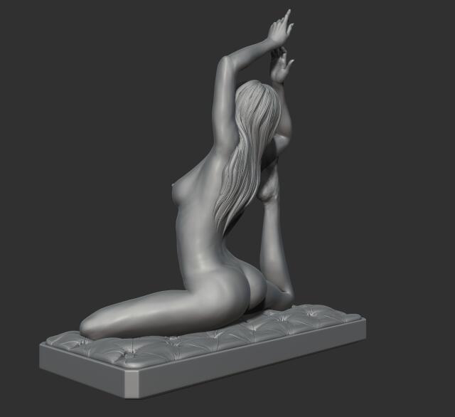 3D-модель "Девушка, поза1 18+" 3D-модель "Девушка, поза1 18+"