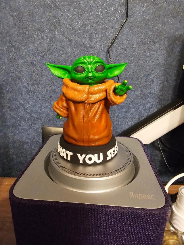 3D-модель "Бэйби Йода" из StarWars