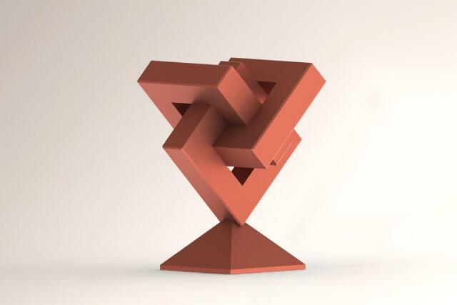 3D-модель "Геометрическая скульптура_9"