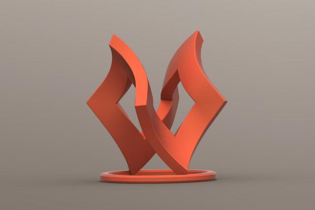 3D-модель "Геометрическая скульптура_4"