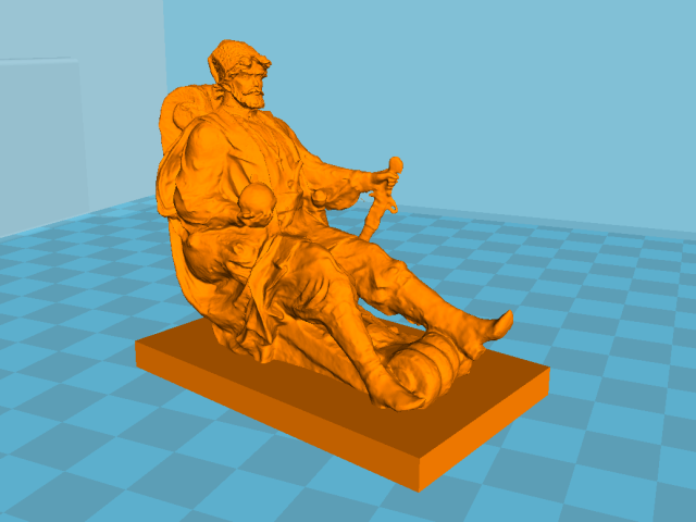 3D-модель "Дон-батюшка" Ростов-на-Дону