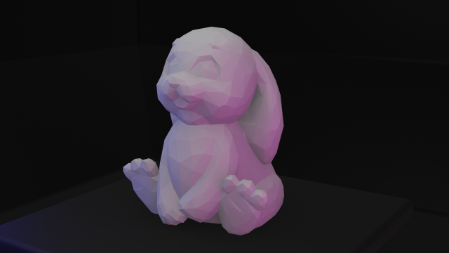 3D-модель "Polygonal bunny"