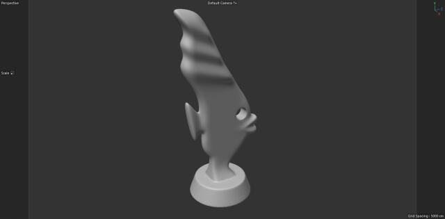 3D-модель "Рыба. Статуэтка" 3D-модель "Рыба. Статуэтка"