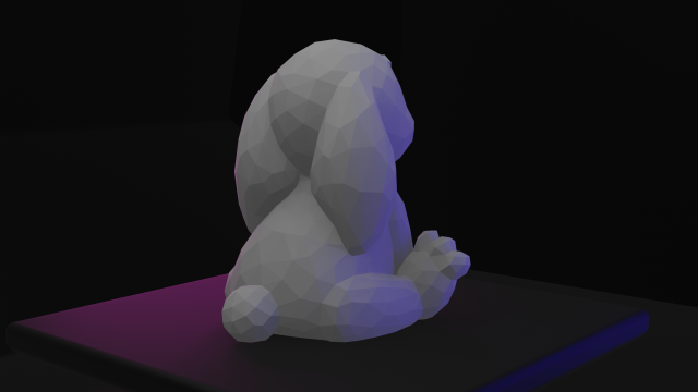 3D-модель "Polygonal bunny" 3D-модель "Polygonal bunny"