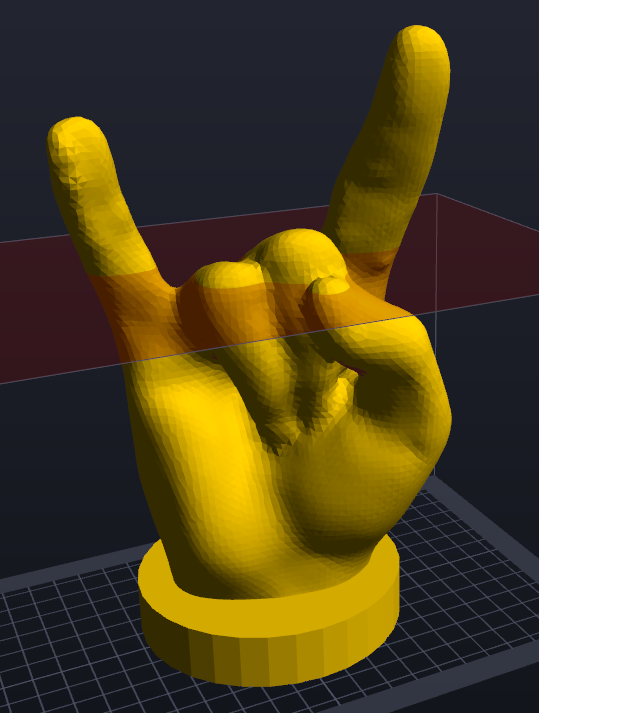 3D-модель "Рука - круто"