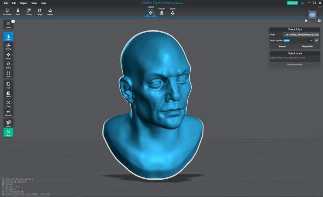 3D-модель "Лысая голова мужская V2" 3D-модель "Лысая голова мужская V2"