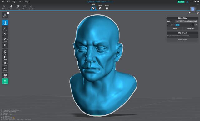 3D-модель "Лысая голова мужская V1" 3D-модель "Лысая голова мужская V1"