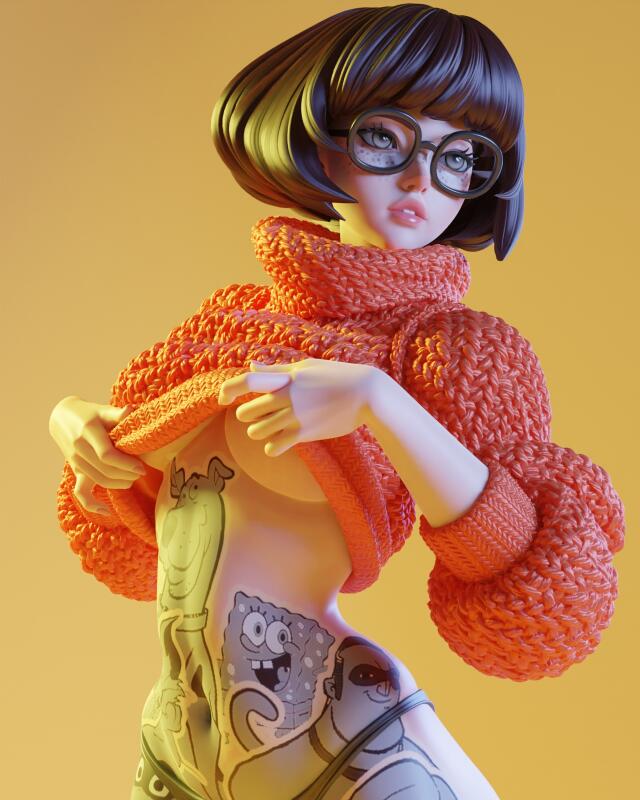 3D-модель "Вельма / Velma" из м/ф Скуби ду