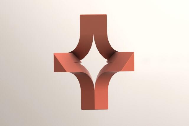 3D-модель "Геометрическая скульптура_6" 3D-модель "Геометрическая скульптура_6"