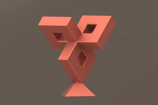 3D-модель "Геометрическая скульптура_5"