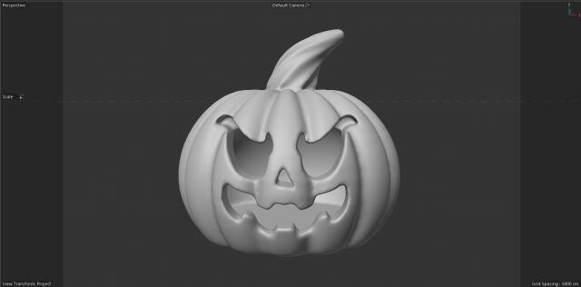 3D-модель "Тыква" на Хэолуин 3D-модель "Тыква" на Хэолуин
