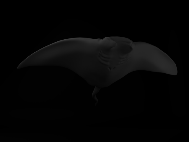 3D-модель "Морской скат"