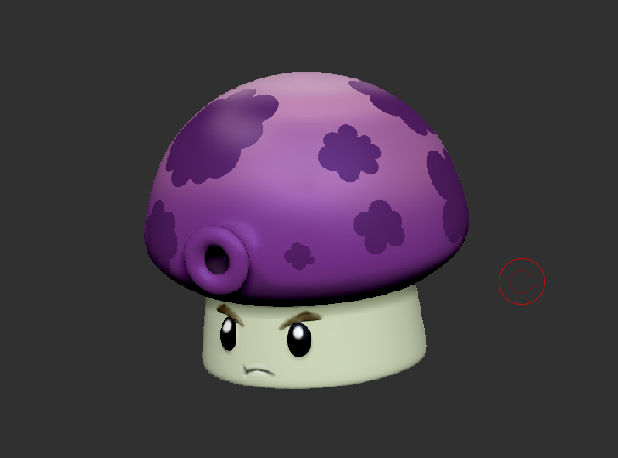 3D-модель "Грибок Споровик Большой"