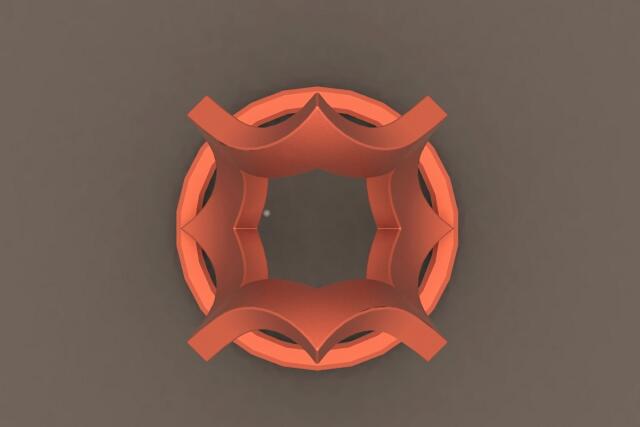 3D-модель "Геометрическая скульптура_4" 3D-модель "Геометрическая скульптура_4"