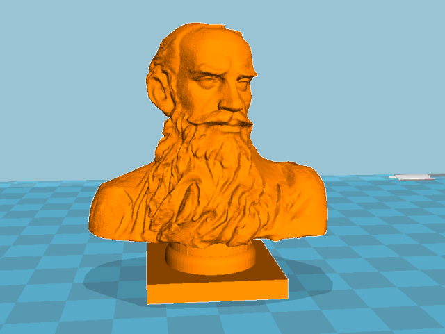 3D-модель "Памятник Л.Н. Толстому" в Пятигорске