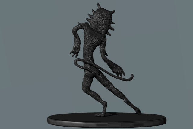 3D-модель "Пиковый кот" 3D-модель "Пиковый кот"