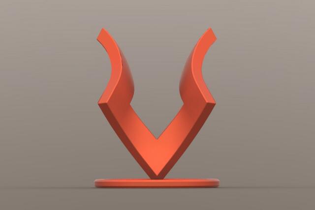 3D-модель "Геометрическая скульптура_4" 3D-модель "Геометрическая скульптура_4"