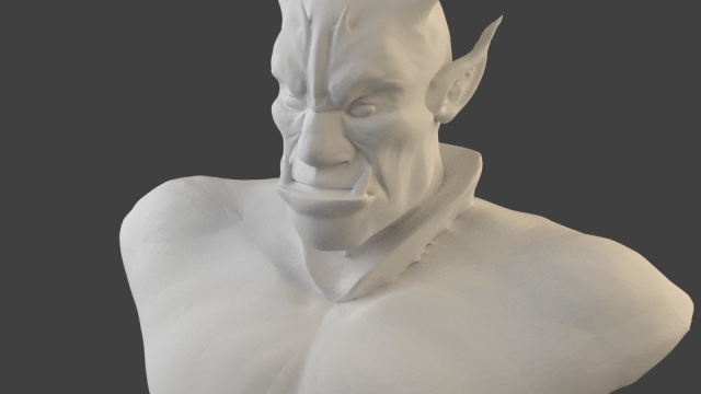 3D-модель "Бюст Мерунеса Дагона"