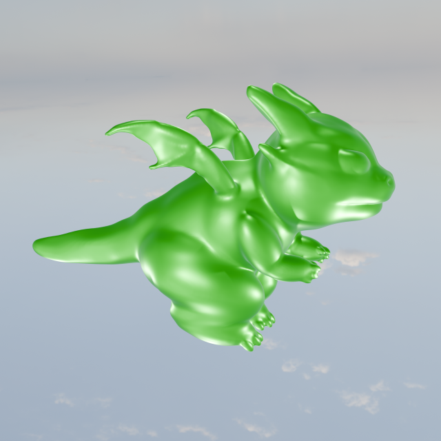 3D-модель "Дракончик" 3D-модель "Дракончик"