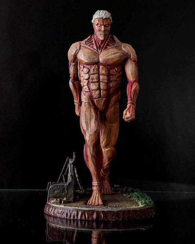 3D-модель "Титан" из attak on titan / атака титанов