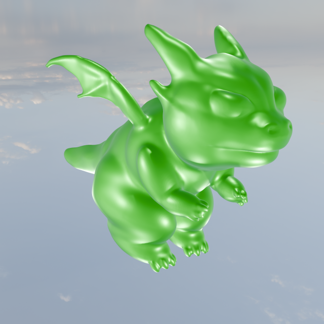 3D-модель "Дракончик" 3D-модель "Дракончик"