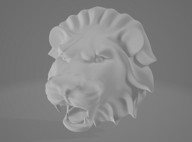 3D-модель "Голова льва"