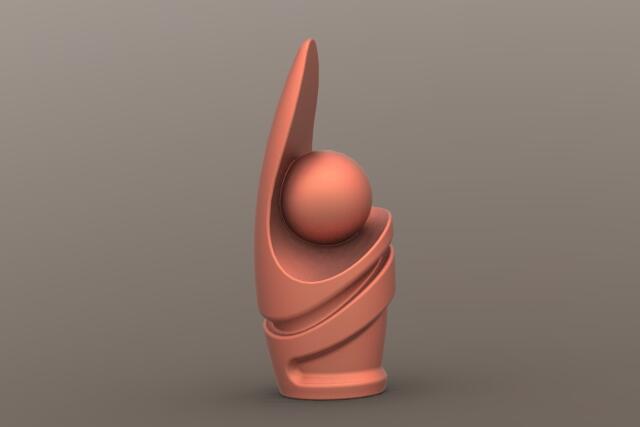 3D-модель "Геометрическая скульптура 2"