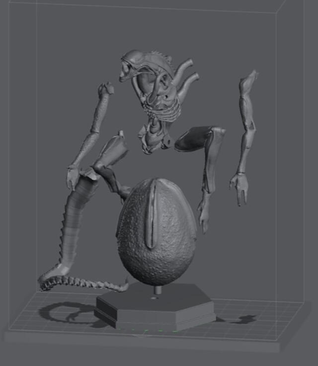 3D-модель "Чужой | Alien" 3D-модель "Чужой | Alien"