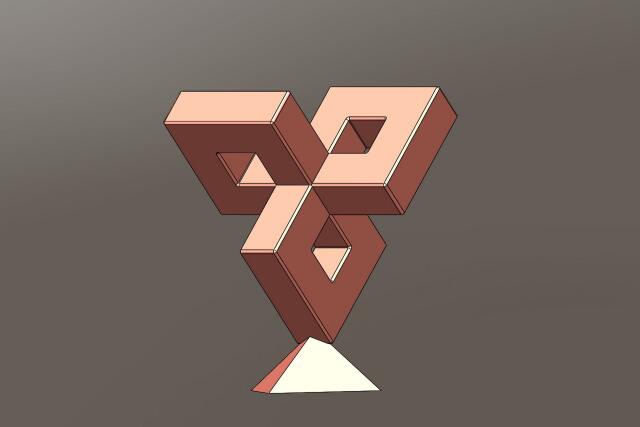 3D-модель "Геометрическая скульптура_5" 3D-модель "Геометрическая скульптура_5"