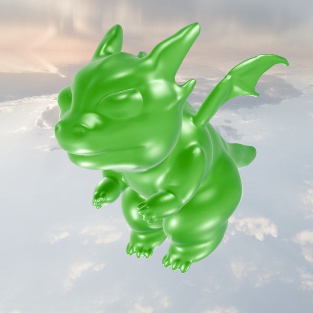3D-модель "Дракончик" 3D-модель "Дракончик"