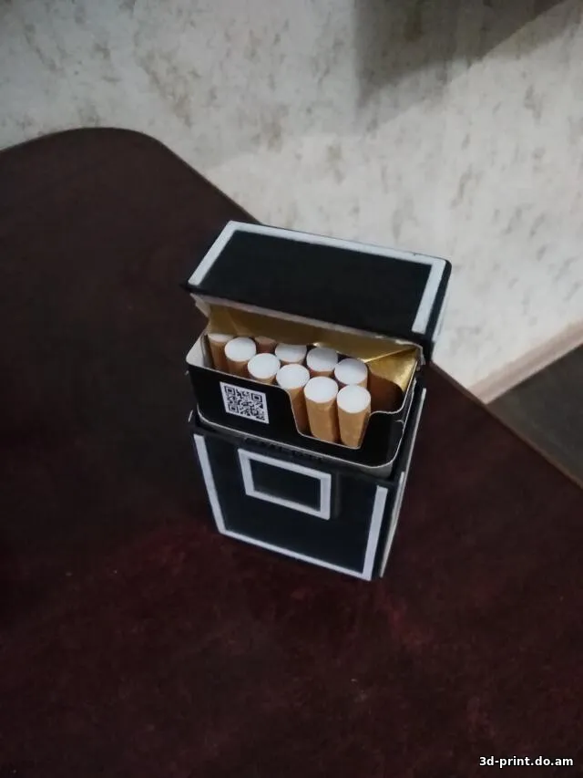 3D-модель "Портсигар под пачку сигарет"