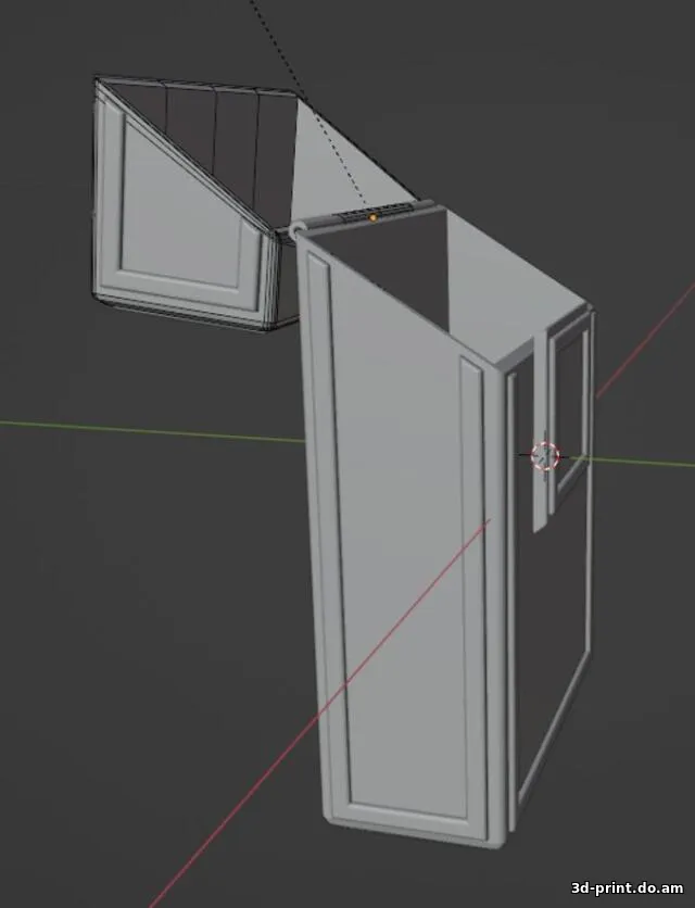 3D-модель "Портсигар под пачку сигарет"