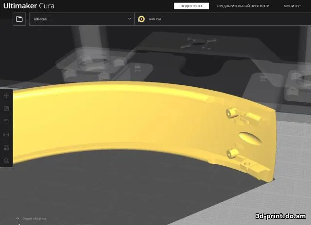 3D-модель "Оголовок (дужка) наушников [Panasonic RB-HX220B]"