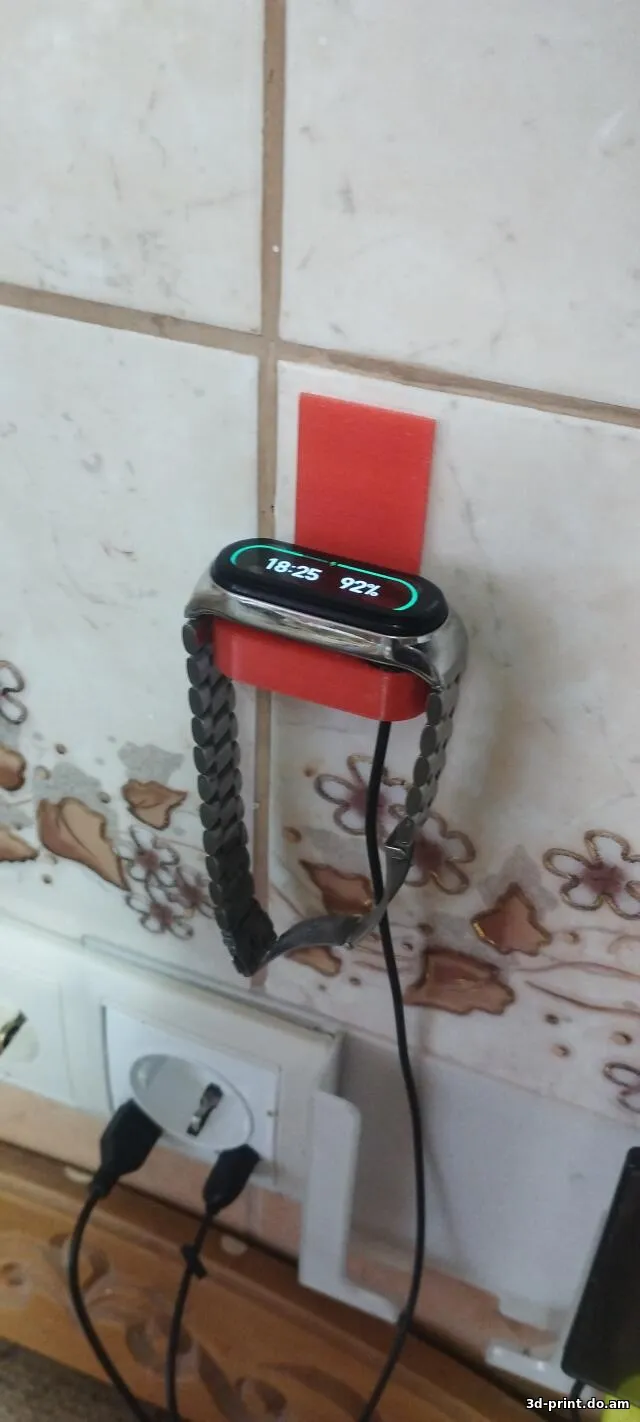 3D-модель "Mi band 5, 6, 7? Полочка для зарядки"