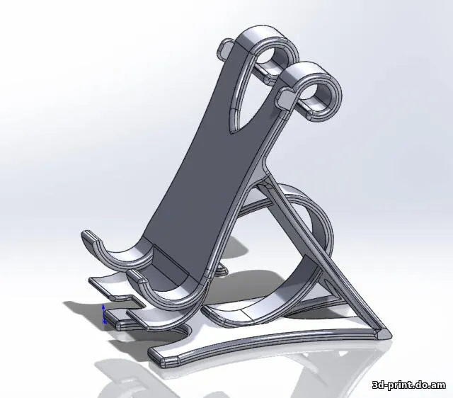 3D-модель "Подставка для смартфона замысловатая"