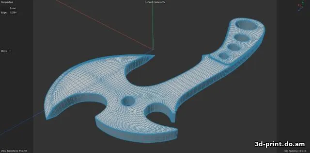 3D-модель "Viking Axe / Топор Викинга"