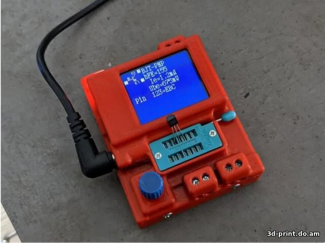 3D-модель "Корпус GM328 тестер транзисторов без элемента питания внутри"