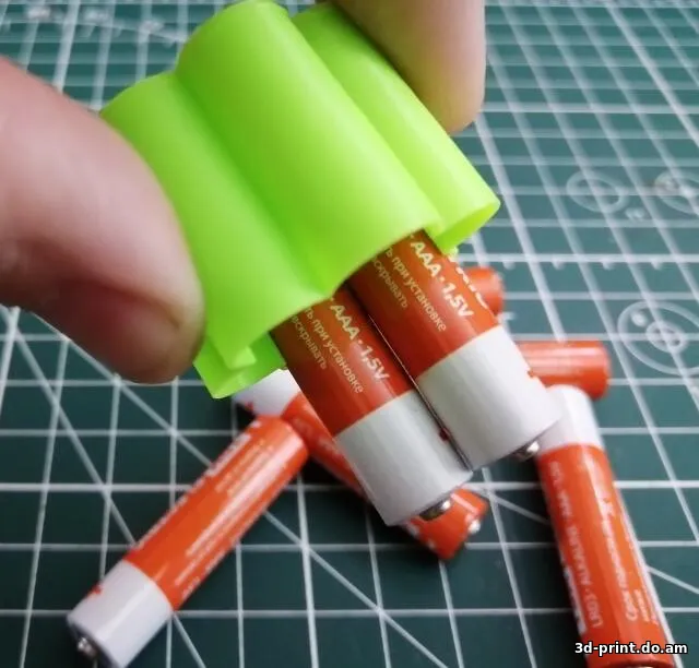 3D-модель "Кейс для батареек ААА"