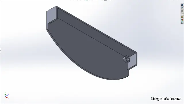 3D-модель "Олимп 005 крышка блока головок"