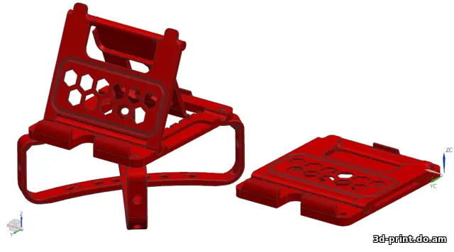 3D-модель "ПОДСТАВКА ПОД ТЕЛЕФОН С НОЖКАМИ"