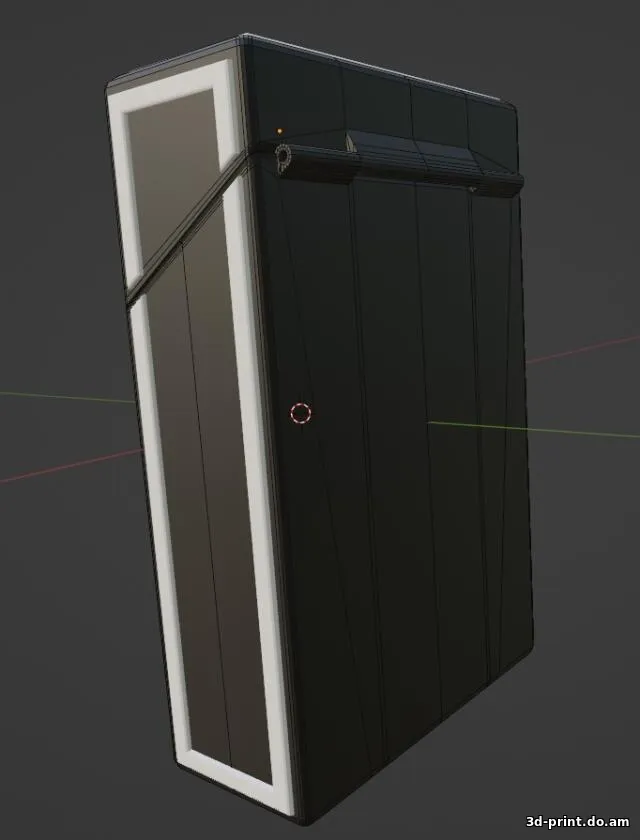 3D-модель "Портсигар под пачку сигарет"