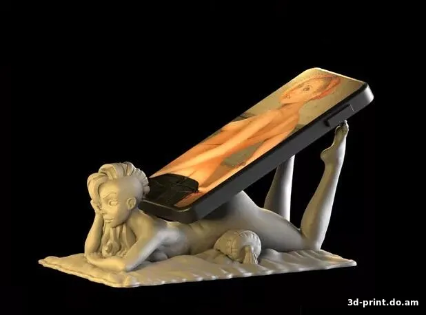 3D-модель "Подставка для телефона sexy-phone-holder-lady"