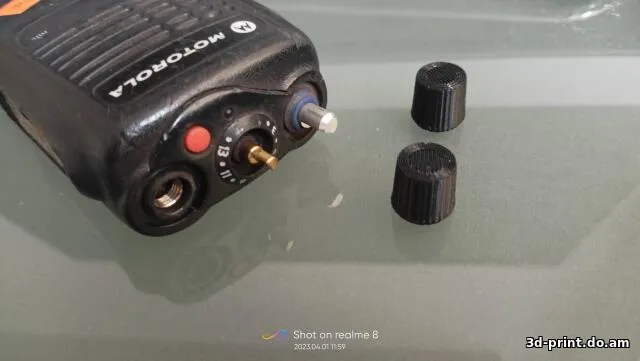 3D-модель "Ручка громкости на радиостанцию Motorola GP 340"