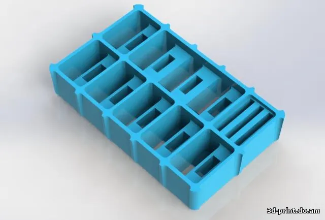 3D-модель "Кассета для флешек"