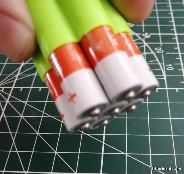 3D-модель "Кейс для батареек ААА"