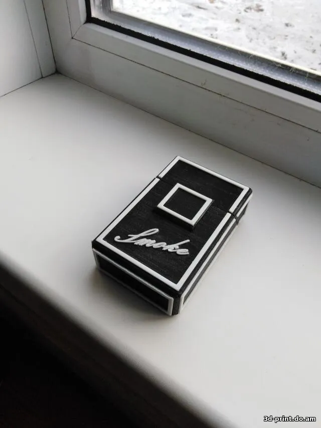 3D-модель "Портсигар под пачку сигарет"