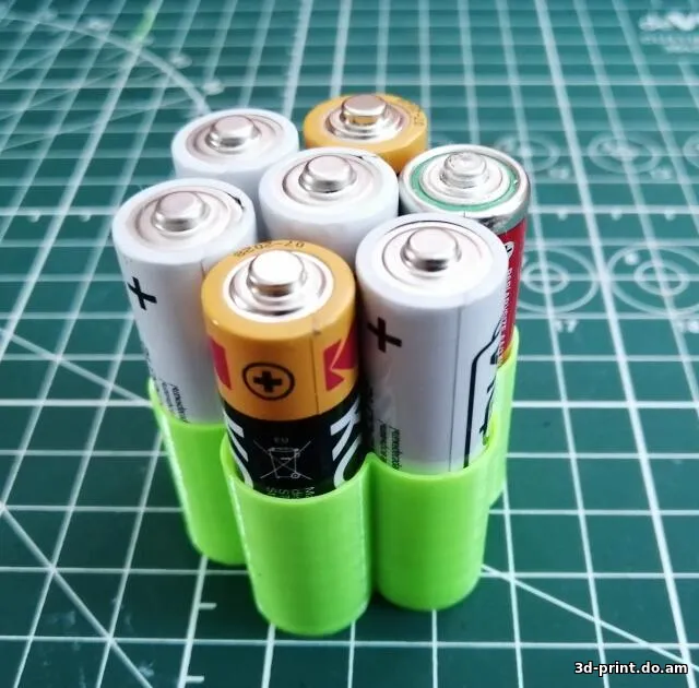 3D-модель "Кейс для батареек АА"