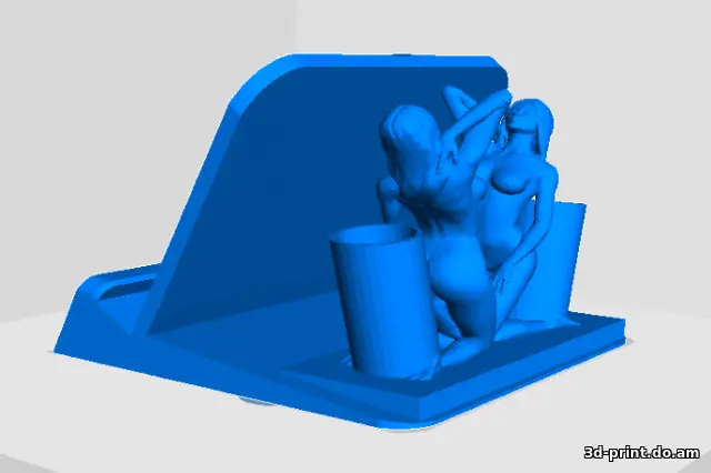 3D-модель "Подставка для смартфона sexy girl"