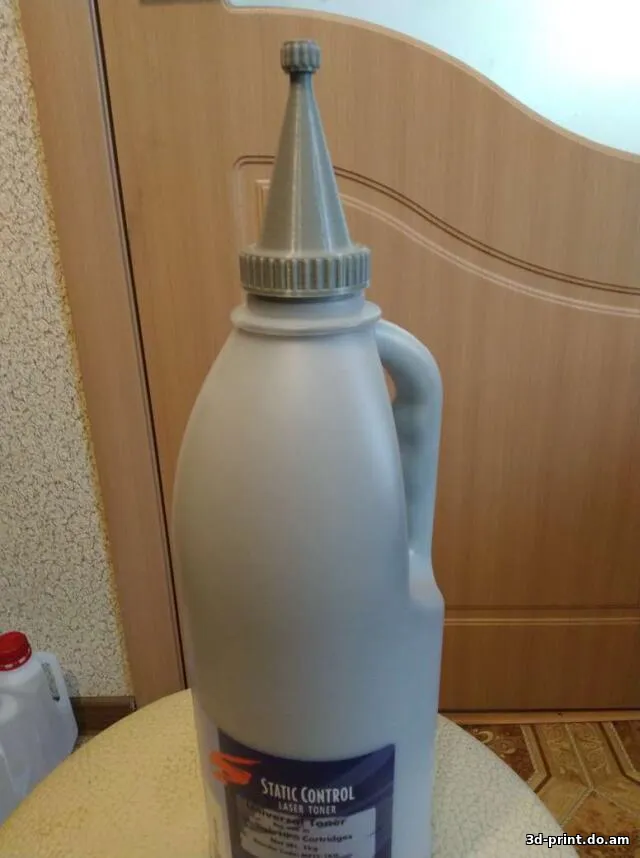 3D-модель "Новые "носики" на бутылку с тонером"