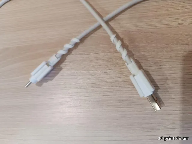 3D-модель "Защитная пружинка для кабеля зарядки xiaomi"